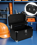 Portable Aluminum Tool Box With Ergonomic Handle And 2 Layer Sealed Clasp For Shock Protection Of Delicate Instruments