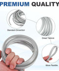 Premium quality 10m Long Aluminum T Slot Cover Flat Seal Dust Shield For 10mm Slot 4545 5050 Aluminum Profiles Silver