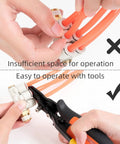 Awesome Set Of Premium Push To Connect Air Line Disconnect Tools With 15 Piece Fitting Kit For Quick Removal And Installation On All Common Pneumatic Sizes Like 1/4 Inch To 1/2 Inch Without Any Hassle. tool used on push-to-connect pneumatic fittings