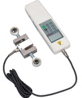 Heavy Duty Digital Force Gauge Built Tough For Push And Pull Testing Up To 5000N With External S Type Sensor Accurate 1N Resolution And One Percent Accuracy For Tension And Compression Measurements In Lab Workshop Or Field. Digital force gauge with external S-type sensor and cable.
