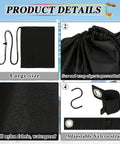 Product details of 2 Pack Large Beach Umbrella Sand Bags Heavy Duty Waterproof Counterweights with straps and S hooks