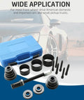 Front Wheel Drive Bearing Removal Kit With 19 Piece Hub Bearing Puller And Installation Adapters For On Vehicle Service in blue case