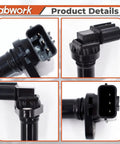 Speed Sensor Replacement For Brute Force 650 2005 2013 And Teryx 750 2008 2013 Aftermarket Replacement 21176 1104 black plastic sensor