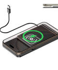 Slick Ride Essentials Hella Comfortable Cordless Charging Pad For Kia Soul Or Sportage Featuring 20W Fast Power showing USB cable connection.