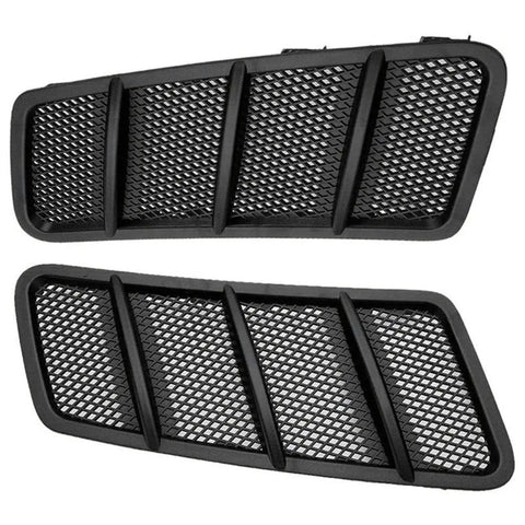 Pair Left Right Hood Air Vent Grille Cover For Mercedes Benz W166 ML GL GLE Class 2012 To 2016 2013 To 2016 ML350 ML450 ML550 ML63 AMG