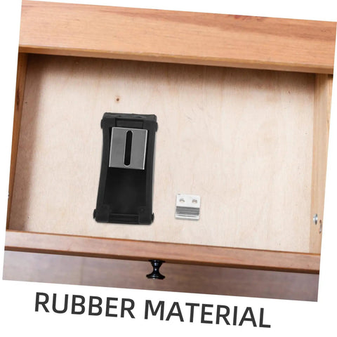 Two Pack Rubber Toggle Latches For Storage Cabinets And Cargo Boxes That Snap Tight And Quiet with easy installation