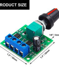 3 Pack Pwm Motor Speed Controller Dc 1 8v To 12v Mini Switch Rc Car Throttle Dial heavy duty precision governor circuit board with dimensions