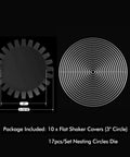 Flat Shaker Covers And Nesting Circle Dies For Shaker Card Making And DIY Scrapbooking With Clear Acetate Sheets Metal Cutting Dies