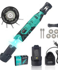 Cordless Tungsten Electrode Sharpener Grinder With 12 Holes For TIG Welding, 12V Rechargeable Rotary Multi Tool, charger, and accessories