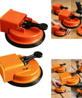 Heavy Duty Floor Fixer Tool With Powerful Vacuum Suction Cup For Seamless Marble Repair Lifters And Adjustable Height Setters For Rock Solid Mechanical Installations That Keep It Real, orange suction cup tool with lever.