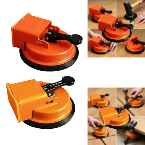 Heavy Duty Floor Fixer Tool With Powerful Vacuum Suction Cup For Seamless Marble Repair Lifters And Adjustable Height Setters For Rock Solid Mechanical Installations That Keep It Real, orange suction cup tool with lever.