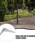 Heavy Duty 5 Inch Gate Strap Hinges Galvanized Iron 2 Piece Set With Installation Screws For Outdoor Doors Garages Courtyards