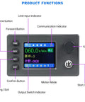 ZK-SMC05 Servo And Stepper Motor Drive Controller With Built-In MOSBUS Protocol, front panel with LCD, knob, and buttons