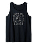 Dope Blues Rock Guitar Tank Top Inspired By A Legendary Electric Blues Icon Perfect For Concerts And Jams Everyday Wear This Sleeveless Tee Lets You Rock The Blues Vibe In Style, showing black graphic print.