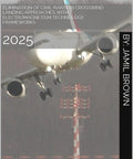 Digital ebook cover: Elimination of Civil Aviation Crosswind Landing Approaches; 2025, airliner approaching runway; Amazon.