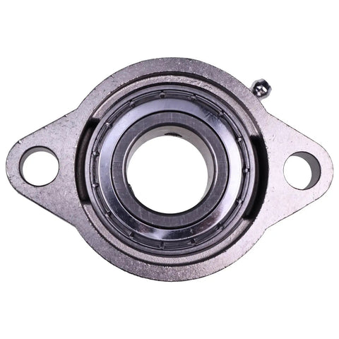 Flanged Auger Bearing Replacement For Buyers Saltdogg SHPE0750 SHPE100 SHPE1500 SHPE2000 Series Beefy Heavy Duty Compatible With Part Numbers 1411000 3007000 3018919 61165, steel bearing with two-bolt flange