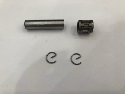 10mm Piston Pin And Needle Bearing Kit For 2 Stroke 100cc Gas Motorized Bicycle Replacement Parts Includes 39mm Pin 14x10x12 Bearing Clips Two Types