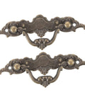 2 Pack Vintage Drawer Handles For Dresser And Cabinets, Dope Decorative Drawer Pulls For Furniture, Classic Retro Cabinet Hardware