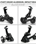 Rear Derailleur RD-TZ31A Six To Seven Speed Hanger Mount For Mountain Tricycle And Commuter Bikes, various angles