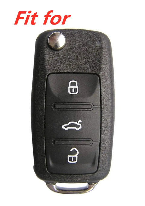 Silicone Key Fob Cover For Volkswagen Beetle, Golf, Jetta, Passat, Snug Fit, Protects Against Dust, Dirt, And Button Fading