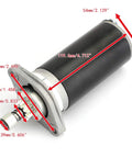 Pro Grade Outboard Starter Motor 25ELR 25ES 25ESH 25ESR 25L 25MLH size measurements for Yamaha Nissan 15HP 1988-2010