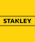 Yellow logo background with bold black text 'STANLEY' centered between thin black lines