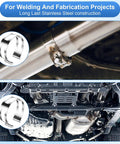 Beefy 3 Inch Stainless Steel Exhaust Clamp For Welding And Exhaust Pipe Repair Universal Fit Rust Resistant 304 Grade Easy Slip On Secure Clip