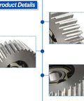 36T Planetary Gear Set For E Bikes With 608 Bearings 38.5x11mm gears in nylon steel composite close-up view for electric bikes.