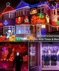 Color Changing String Lights With Remote Over 262 Feet Of 800 LED Indoor Outdoor Fairy Lights RGB Christmas Decor For Home Patio And Yard Lit Vibe For Parties showcasing festive decorations on a house with vivid RGB lights.