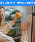 Person placing lemon in Right Side Fridge Door Shelf Bin Replacement For Fridge Door Fits RF263BEAESR RF261BEAESR