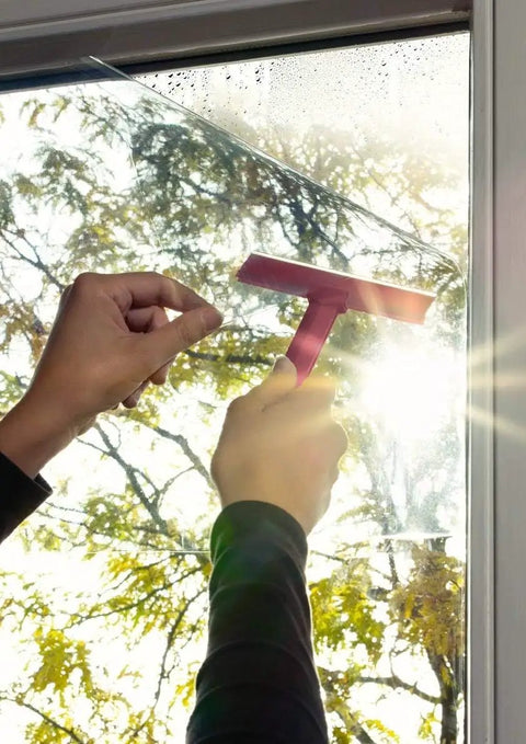Applying Removable Static Cling Privacy And Decorative Glass Window Film For Home With UV Sun Protection No Glue No Residue Easy To Install