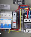 PID Temperature Controller For Heavy Duty Industrial 3 Phase 15KW 380V Digital Display Box With Integrated Components For Oven Curing Machine Temperature Regulation And Precision Thermostat Control wiring inside control panel