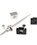Ball Screw SFU RM1605 400mm Anti Backlash Kit with Ball Nut Housing, End Supports BK12 BF12, and Coupler for CNC Machines.