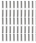 50 Pcs Slotted Spring Pins 2.2mm By 8mm 304 Stainless Steel Dowel Fasteners For Automotive Repair, Home Improvement And Machine Projects