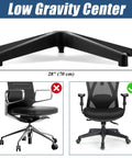 28 Inch Heavy Duty Office Chair Base Replacement With Wheels Set Of 5 Universal Gas Cylinder Hole Caster Sockets Desk Chair Base Replacement For Most Office Study Vanity Chairs Durable 4 Inch Base Height.