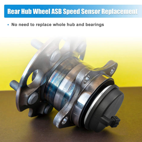 Rear Hub Bearing ABS Speed Sensor for Hyundai Santa Fe Veracruz and Kia Sorento 2WD with Black ABS Sensor Cap
