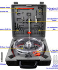 Adjustable Hole Saw Cutter Kit From One And Five Eighths Inch To Eight Inches With Twin Blade and ABS Dust Shield in case