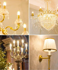 60W Equivalent Dimmable LED Filament Bulbs E12 Candelabra For Ceiling Fans And Chandeliers in various lighting fixtures