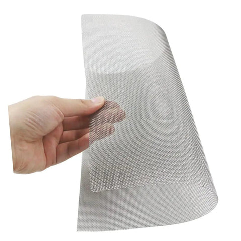 4 Pack Quick Bumper Repair Mesh Stainless Steel Sheet For Car Bumper Auto Repair Kit with flexible fine screen material.