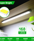 12V LED Interior Light Bar For Trailers And RVs, Ultra Bright 168 LEDs, 15.4 Inch Strip, 1700LM, mounted under cabinet