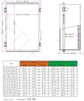 Technical drawing of Badass IP67 Waterproof Electrical Junction Box With Secure Hinged Lid And Heavy Duty Stainless Steel Wall Brackets 8X8X5 Inches.