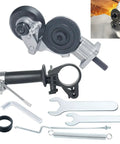 Heavy Duty Metal Nibbler Drill Attachment For Fast Burr Free Sheet Metal Cutting Turn Your Drill Into A Kickass High Speed Cutter For Iron Stainless Steel Aluminum Copper And Plastic With Clean Straight Lines And Curves, kit with wrench and stabilizer