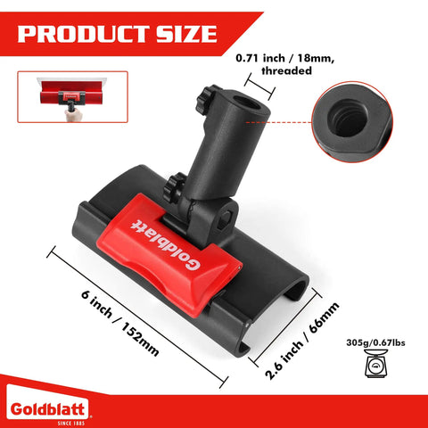 Drywall Skimming Blade Handle Adapter With Quick Release Design And Pro Grade Multi Angle Adjustment, 6-inch size shown