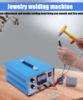 Portable Jewelry Spot Welder Kit with Automatic Welding Machine, 30 Amp, Foot Pedal Precision on table