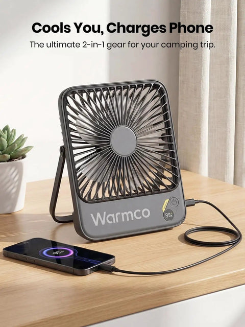 10000mAh Portable Travel Fan 7 Inch All Day Battery Life Up To 24 Hours Ultra Thin Quiet Rechargeable Desk Fan With Digital Display
