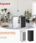 Best Bet For Cleaner Indoor Air Three In One Replacement Filter For MA Air Purifier 40 Series Two Pack on living room floor