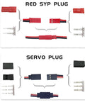All In One RC Connector Kit For RC Models Diy Featuring T Plug EC3 XT60 Servo Plugs And Crimp Pins With 14 AWG Silicone