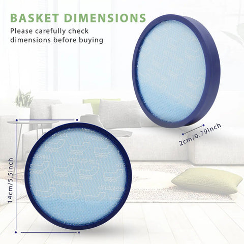 Three Pack Replacement Vacuum Filter Set For WindTunnel Rewind And WindTunnel Max Upright Vacuums, Filter 304087001, Fits UH71350V UH71300 UH71330 UH71250 UH71251 UH71230 UH71215 UH71100 And More