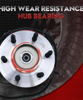 4WD Front Wheel Bearing Hub Assembly With ABS, 6-Lug Fit For Expedition And Navigator 2011-2014, Direct Replacement Hub