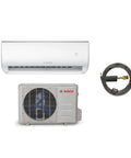 Top Tier Mini Split Air Conditioner And Heater 12000 Btu High Efficiency 230V System with indoor handler and outdoor condenser.